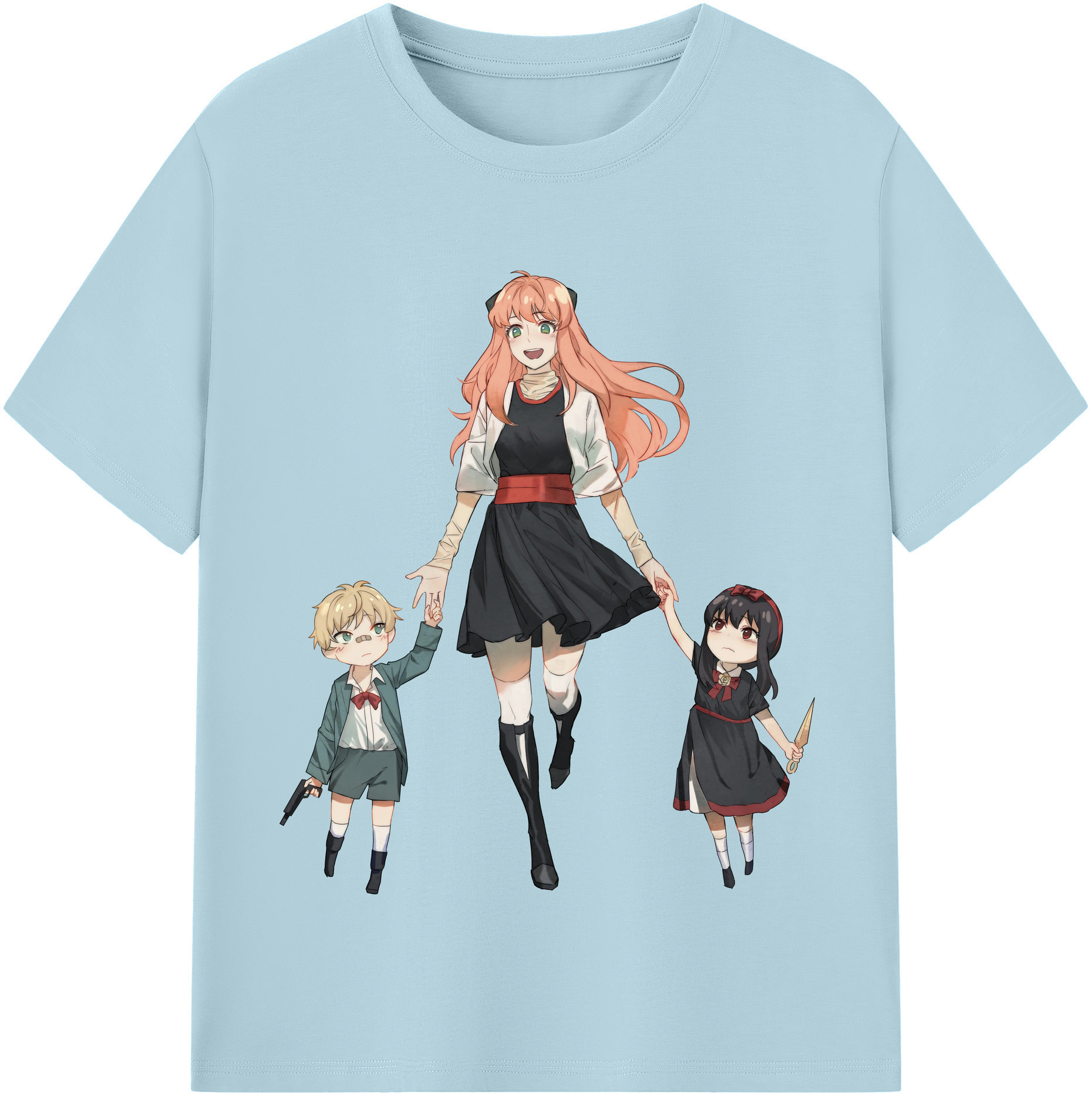 （画像用） SPY×FAMILY间谍家家酒 綿100％半袖Tシャツ（フロントプリント）